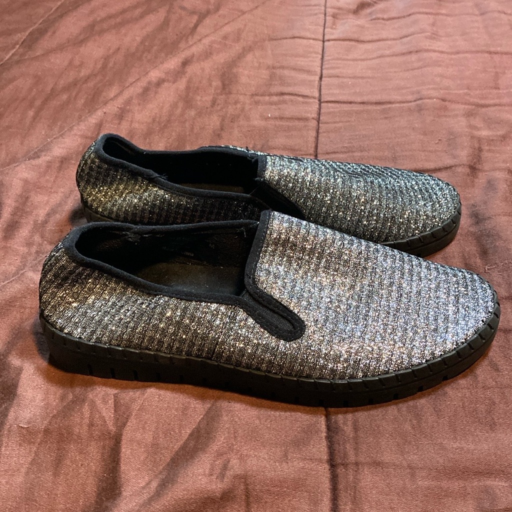 Shiny Slip On Shoes By Easy Street Brand Nwot